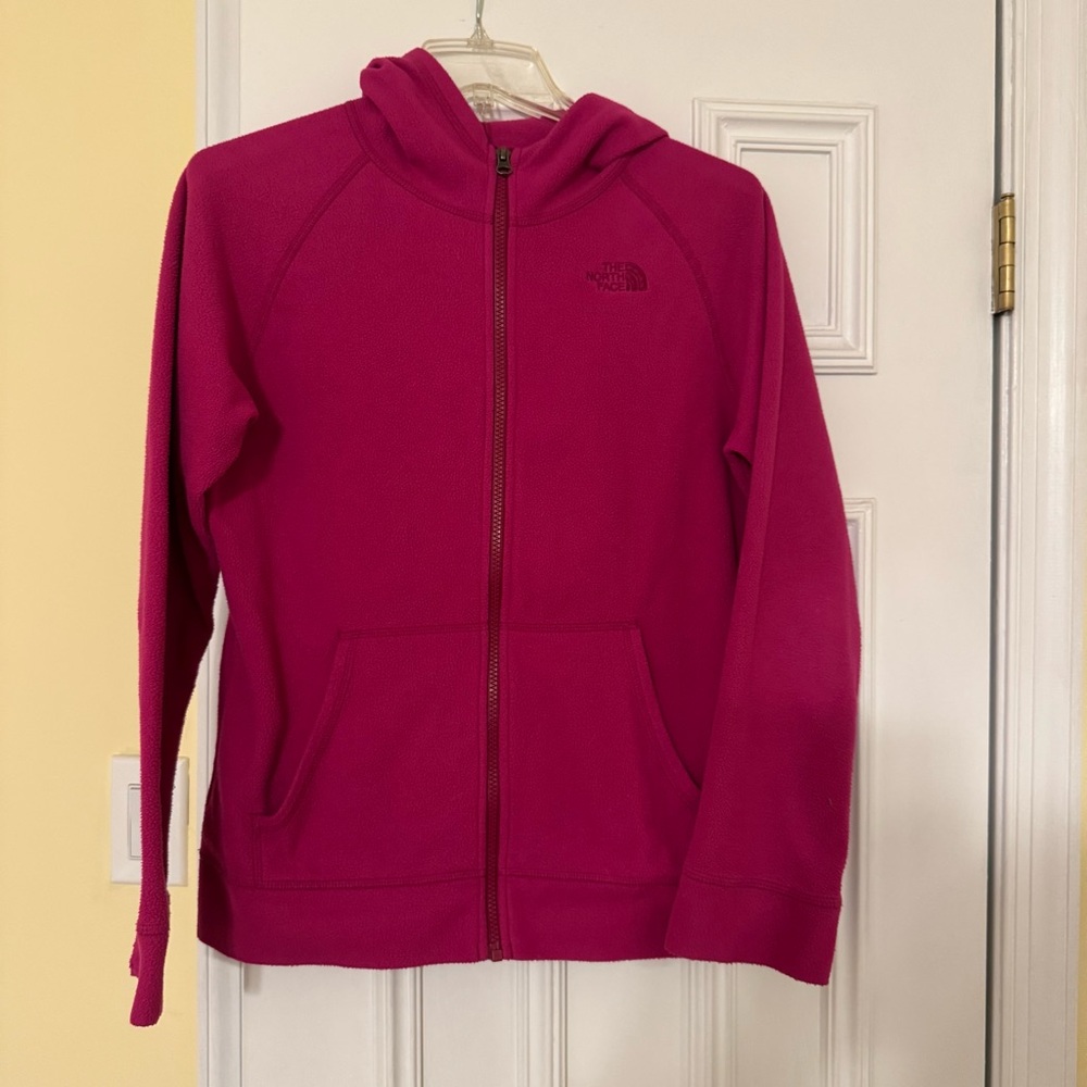 Girls The North Face Fuchsia Fleece Jacket